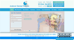 Desktop Screenshot of andoverdentalpractice.org.uk